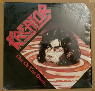 Kreator Out Of The Dark.  Vinyl Lp 1988 1st Us Press Very Good,  Notch Cut