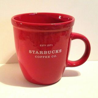 Starbucks Coffee Company 16 Oz Red Barista Mug Cup 2001