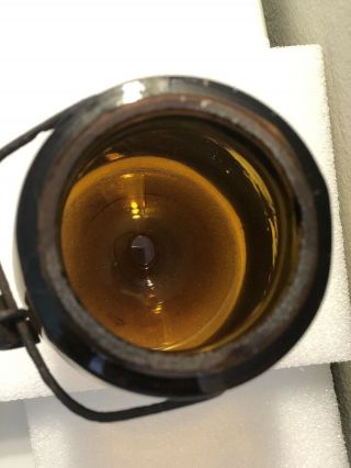 Dark Amber Globe Mason Jar Fruit Jar Canning Jar 2