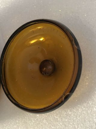 Dark Amber Globe Mason Jar Fruit Jar Canning Jar 8