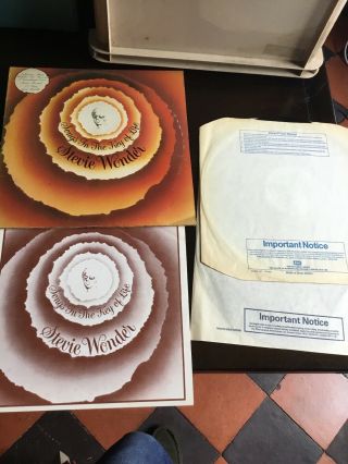 Stevie Wonder Songs In The Key Of Life Vg Vinyl Lp Record Tmsp 6002 & Booklet