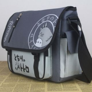 Anime Totoro Messenger Bag 600d Waterproof Boy Girls School Bag Satchel Holdall