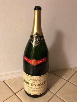Perrier Jouet Balthazar Bottle,  Empty In Crate
