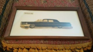 Cadillac Framed Auto Memorabilia Derham Body Company