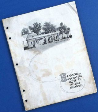 1925—wayne Gas Pumps: Planning/operating Filling Stations Booklet—plans & Photos