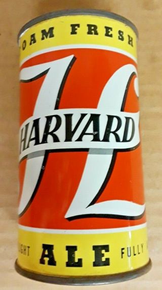 Harvard Ale (80 - 31) Empty Flat Top Beer Can By Harvard,  Lowell,  Ma