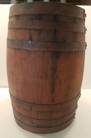 Antique Coca - Cola Syrup Wooden 5 Gallon Barrel w/ Paper Label & Tap 4
