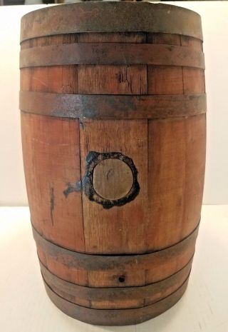 Antique Coca - Cola Syrup Wooden 5 Gallon Barrel w/ Paper Label & Tap 6