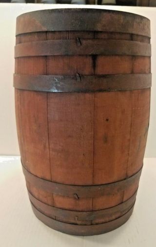 Antique Coca - Cola Syrup Wooden 5 Gallon Barrel w/ Paper Label & Tap 7