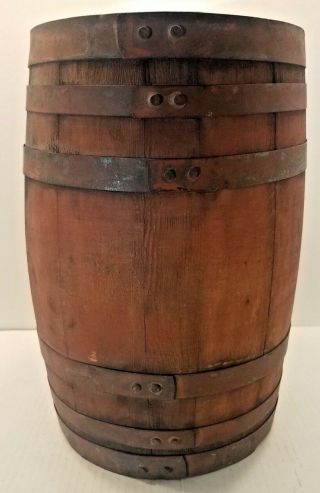 Antique Coca - Cola Syrup Wooden 5 Gallon Barrel w/ Paper Label & Tap 8