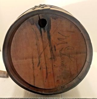 Antique Coca - Cola Syrup Wooden 5 Gallon Barrel w/ Paper Label & Tap 9