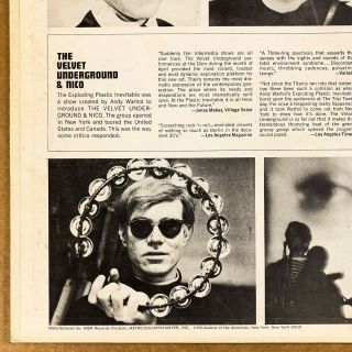 THE VELVET UNDERGROUND & NICO US ORIG ' 67 VERVE MONO TORSO COVER UNPEELED BANANA 6