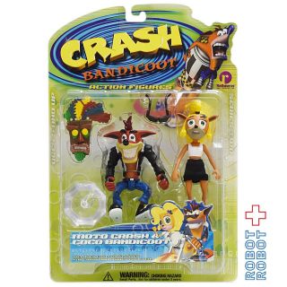 Resaurus Company Crash Bandicoot Moto Crash & Coco Bandicoot Action Figure