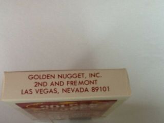 Red Golden Nugget Playing cards Top seal okay - bottom seal torn 6