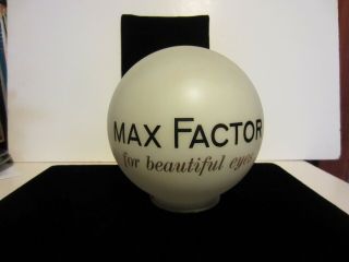 Max Factor For Eyes Advertising Glass Globe