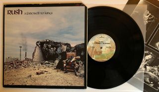 Rush - A Farewell To Kings - 1977 Us 1st Press (nm -) Ultrasonic