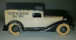 Vintage Tootsietoy 1930 ' s Graham Dairy Truck 3