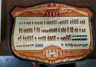 Hornady Bullet Board Vintage And 100 Complete