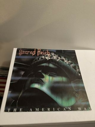 Sacred Reich - The American Way Lp 1st Press Thrash Metal Metallica Slayer