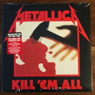 Metallica - Kill Em All 180 Gram Vinyl Lp Black