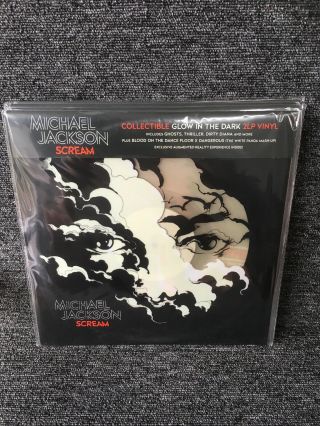 Michael Jackson Scream Collectable Vinyl 2 Lp Glow In The Dark Vinyl. ,