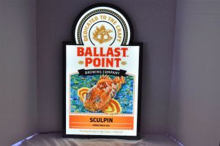 Ballast Point Sculpin India Pale Ale 24 " X 14 " Led Light Sign