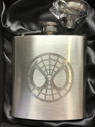 7 Custom Marvel Hip Flasks For Alastair 6oz Stainless Steel Hipflask