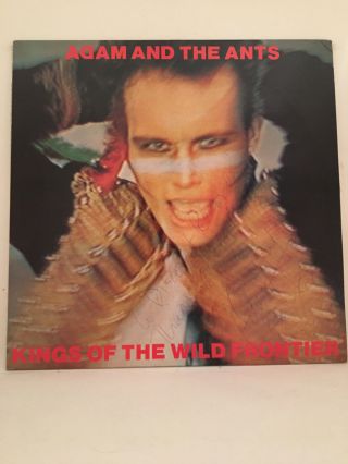 Adam And The Ants - Kings Of The Wild Frontier Lp (nje 37033) Autographed