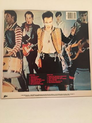 Adam and the Ants - Kings of the Wild Frontier LP (NJE 37033) Autographed 2