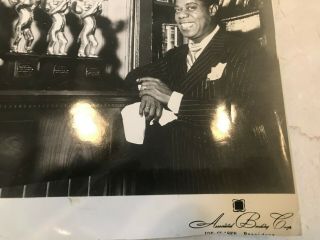 LOUIS ARMSTRONG - RARE AUTOGRAPHED PUBLICITY PHOTO FROM THE LATE 40S EARLY 50S 5