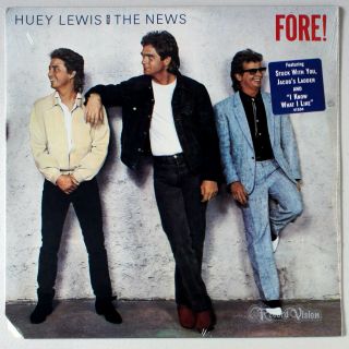 Huey Lewis - Fore (1986) [sealed] Vinyl Lp • And The News,  Jacob 