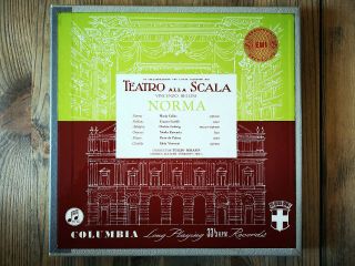 Columbia Sax2412 - 14 - Bellini - Norma - Maria Callas - Christa Ludwig - Serafin Nm -