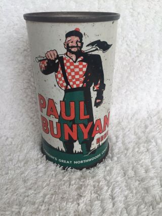 Paul Bunyan Flat Top Beer Can,  Waukesha,  Wisconsin
