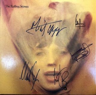 The Rolling Stones - Record Album Signed By All 5 Band Members