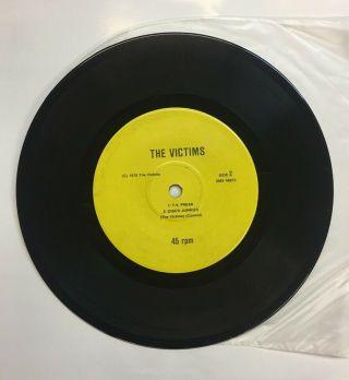 The Victims - No Thanks To The Human Turd EP press Oz Punk grail KBD 6