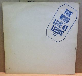 The Who Live At Leeds Og Uk Stereo Track / Polydor Lp Black Stamp,  11 Inserts