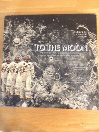 To The Moon Record Box Set Signed by Neil Armstrong and Frank Borman 3