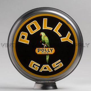Polly Gas 13.  5 " Gas Pump Globe W/ Steel Body (g162)