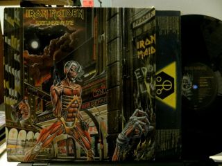 Iron Maiden Somewhere In Time Orig.  Us Issue 1986 W/ Custom Inner Sleeve