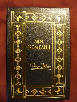 Men From Earth Leather Bound Signed Edition By Buzz Aldrin