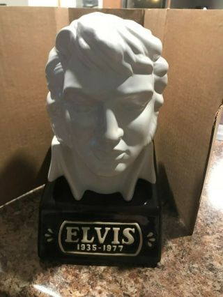 1977 Mccormick Bourbon Whiskey Decanter King Elvis Presley Bust Limited Edition