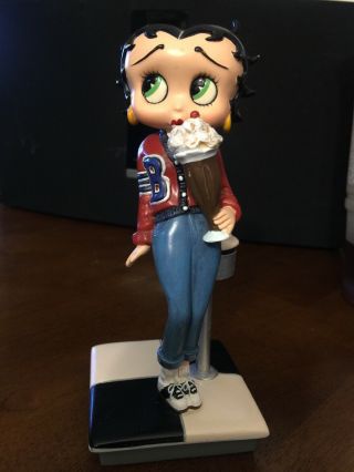 Betty Boop Campus Cutie Figurine Danbury Jeans Sweater Base