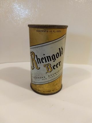 Tough Rheingold " Big R " Flat Top Beer Can - Rare