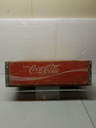 Vintage Wooden Coca Cola Crate Red.  C - 1