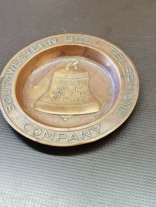 Antique Southwestern Bell Telephone Co. ,  Ashtray 1910 - 40 