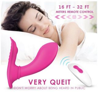 Wearable G spot Butterfly Vibrator,  Wireless Remote Control Clitoris For Couples 5
