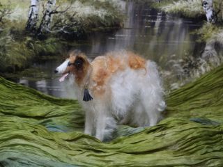 Stunning Borzoi Dog Russian Wolfhound Figurine