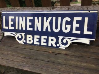 Leinenkugel Beer Double Sided Porcelain Sign 5