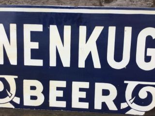 Leinenkugel Beer Double Sided Porcelain Sign 8