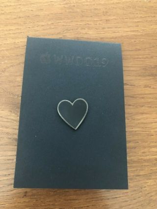 Wwdc 2019 Black Heart Magnetic Pin